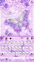 screenshot of Purple Lux Butterfly Theme