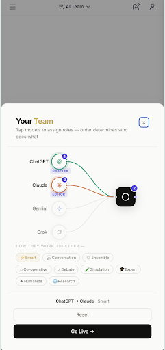 MultipleChat AI screenshot 1