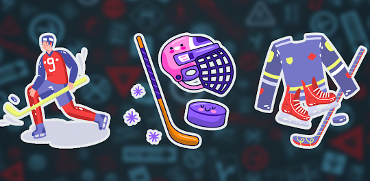 Ice Hockey Stickers For Whats