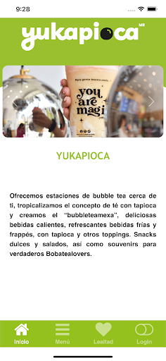 Android application Yukapioca screenshort