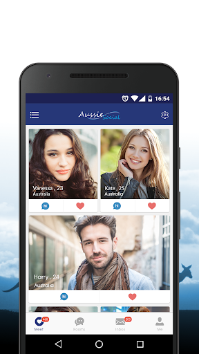 Android application Aussie Mingle: Meet Singles screenshort
