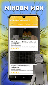 Captura de Pantalla 2 Window Man mod for MCPE android