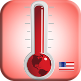 Thermometer and weather icon