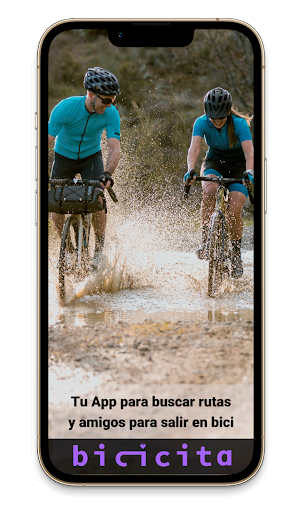 Android application Bicicita screenshort