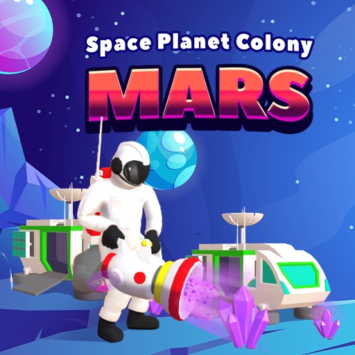 Space Planet Colony Mars logo