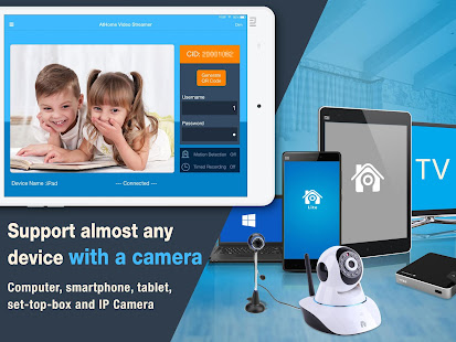 Скачать AtHome Video Streamer-turn phone into IP camera Онлайн бесплатно на Андроид