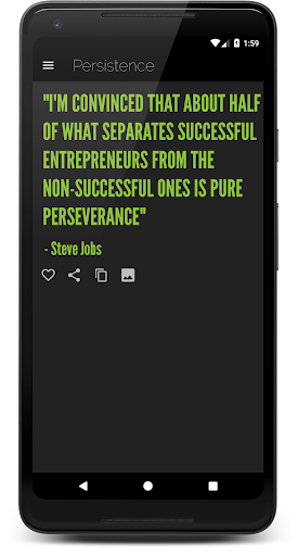 Quotes PassionPersistencePeace Screen 3