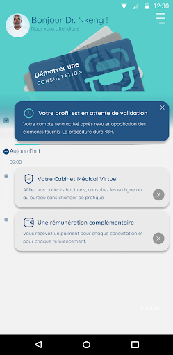 Android application DanAid e-Clinic screenshort