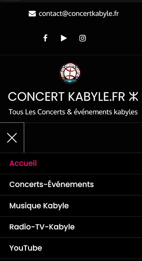 Android application Concert Kabyle screenshort