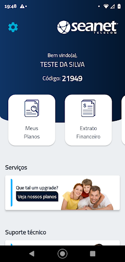 Android application SEANET Telecom screenshort