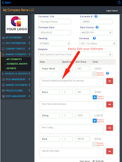 Estimate and Invoice Maker