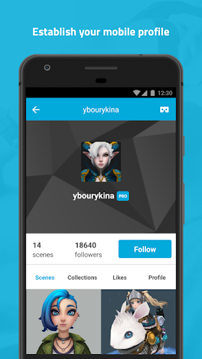 تطبيق Sketchfab برو1