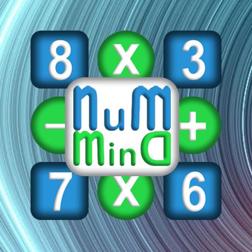 NumMind. Numbers puzzle logo