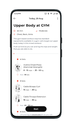 Alume Fitness Screen 3