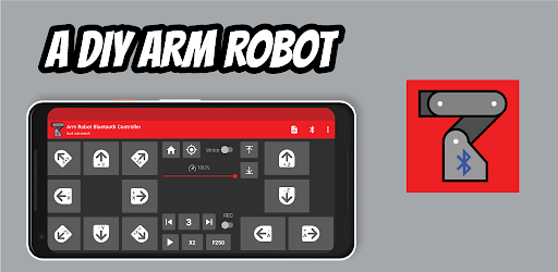 Arm Robot Bluetooth Controller Android App Circuit Diagram