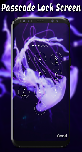 Jellyfish Passcode Lock Screen Screen 2