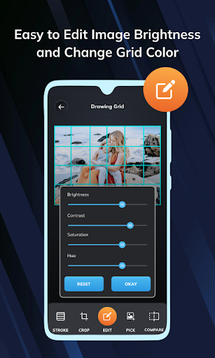 Grid : Photo Editing & Drawing Screen 3