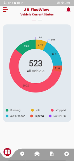 Android application J R FleetView screenshort