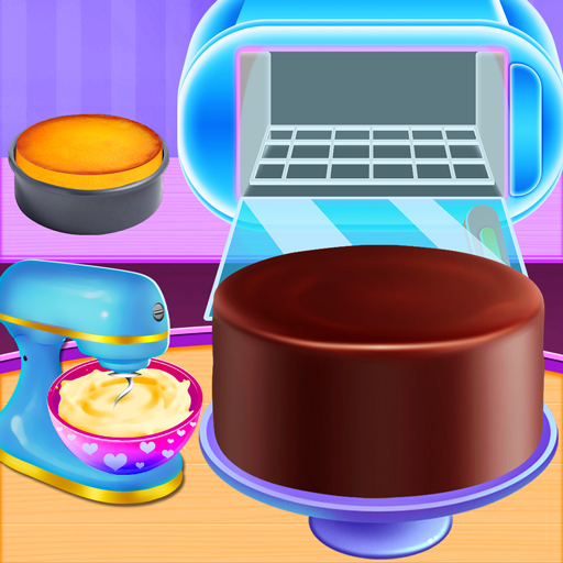 Cake Bakery Kids Cooking Games logo