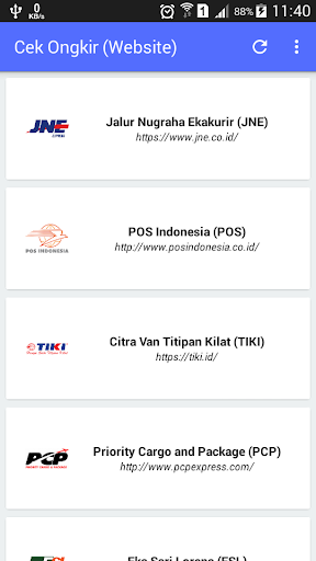 Cek Ongkir, Cek Resi (All Kuri Screen 2