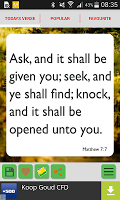 screenshot of Encouraging Bible Verses -KJV