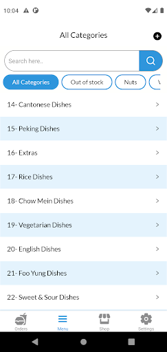 Meals 4U Business Screen 3
