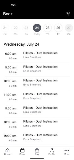 The Pilates Company Screen 3