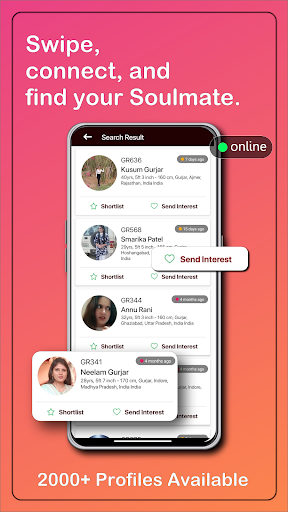 Gurjar Rishtey Matrimony App Screen 3