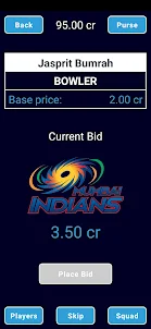 IPL Auction Game