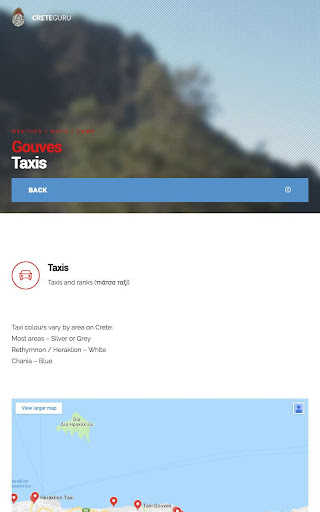 Crete guide Weather Maps and W