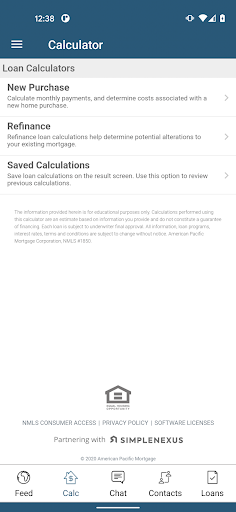 Volt Mortgage Screen 2