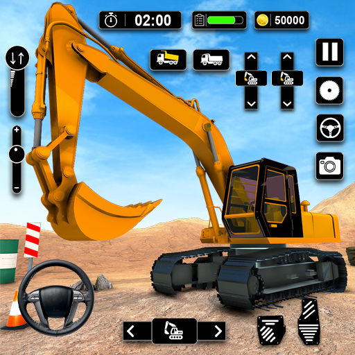 Heavy Sand Excavator 3D Sim logo