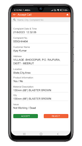 Halonix CRM Screen 3