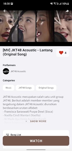 JKT48 Acoustic Fan Appのおすすめ画像5