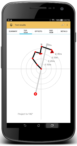Android application BIT: Borehole Inclination Test screenshort