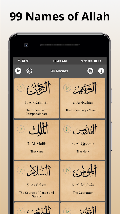 99 Names of Allah Islam Audio - 5.0 - (Android)