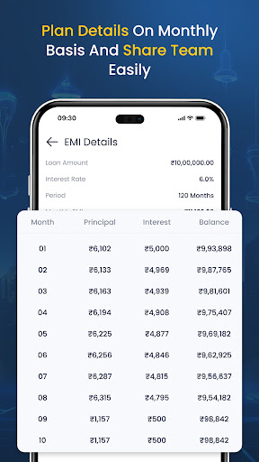 EMI Calculator - Finance Tool Screen 3