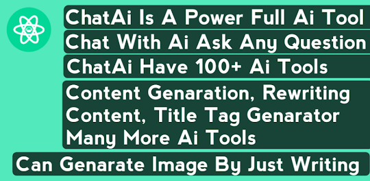 ChatAi- Chatbot & 100+Ai Tools