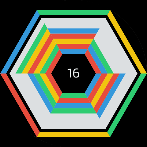 Hextris Wearable Screen 2