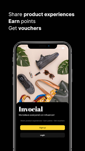 Android application Invocial screenshort