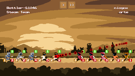 Android application Setr's Auto Battler screenshort