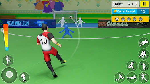 Captura 16 Indoor Futsal: Football Games android