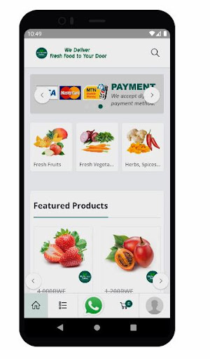 Android application Afri Farmers Market screenshort