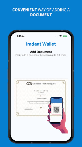 Imdaat Wallet Screen 2