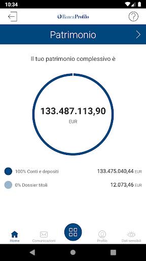 Banca Profilo Private Screen 2