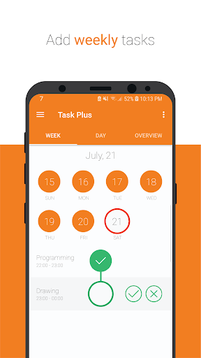 Task Plus - Day Manager Screen 3