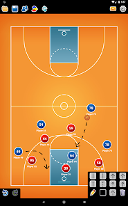 Portable Basketball Coach Tactic Board, Tableau de stratégie