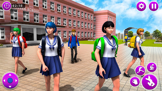Anime High School Love Games 1.0.0 APK + Мод (Unlimited money) за Android