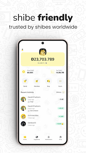 MyDoge - Dogecoin Wallet Screen 2