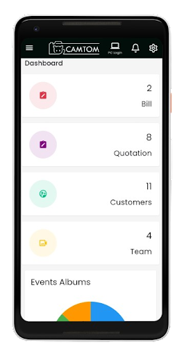 Android application CamTom™-Photographers Solution screenshort